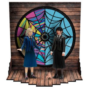 Set figuras Miercoles & Enid Miercoles 9,5cm PACK 8 uds