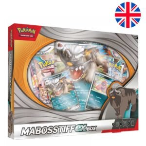 Blister juego cartas coleccionables Mabosstiff Pokemon ingles PACK 6 uds