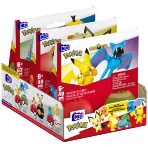 MEGA Construx 2 Pokeballs Pokemon surtido PACK 3 uds