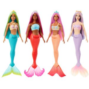 Muñeca Sirena Barbie surtido PACK 4 uds