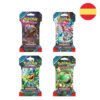Sobre juego cartas coleccionables Mascarada Crepuscular Escarlata y Purpura Pokemon Español surtido PACK 36 uds