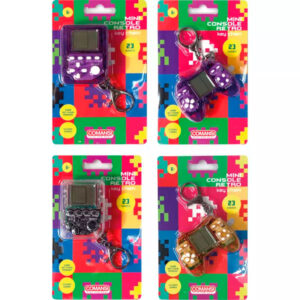 Llavero mini consola retro surtido PACK 12 uds