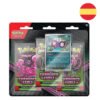 Blister juego cartas coleccionables Fabula Sombria Escarlata y Pupura Pokemon español surtido