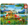 Puzzle Vacaciones en el Campo 1000pzs