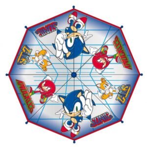 Paraguas manual burbuja Sonic The Hedgehog PACK 4 uds