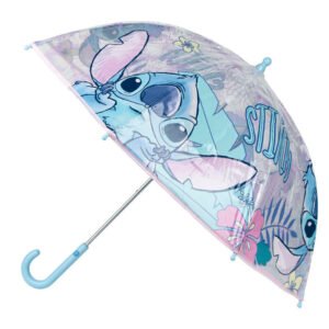 Paraguas manual burbuja Stitch Disney PACK 4 uds