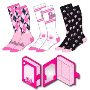 Set 3 calcetines Barbie adulto