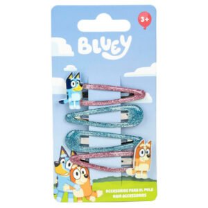 Blister 4 horquillas Bluey PACK 6 uds
