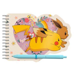 Set libreta + boligrafo Flowers Pokemon PACK 6 uds