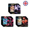 Lata metalica juego cartas coleccionables Crown Zenith V Pokemon surtido ingles PACK 6 uds