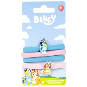 Blister 4 coleteros Bluey PACK 6 uds