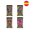 Juego cartas coleccionables Fabula Sombria Escarlata & Purpura Pokemon español PACK 10 uds