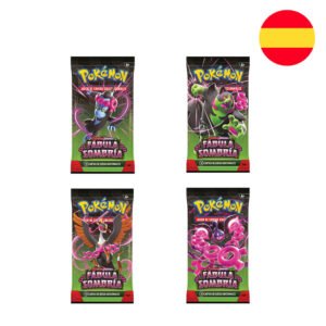 Juego cartas coleccionables Fabula Sombria Escarlata & Purpura Pokemon español PACK 10 uds