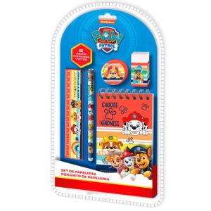 Set papeleria Patrulla Canina Paw Patrol 5pzs PACK 12 uds