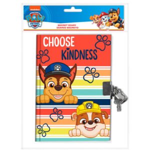 Diario con candado Patrulla Canina Paw Patrol PACK 6 uds