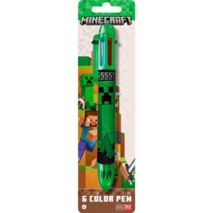 Boligrafo 6 colores Minecraft PACK 12 uds