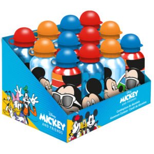 Cantimplora aluminio Mickey Disney surtido PACK 12 uds
