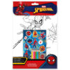Set colorear + pegatinas Spiderman Marvel PACK 24 uds