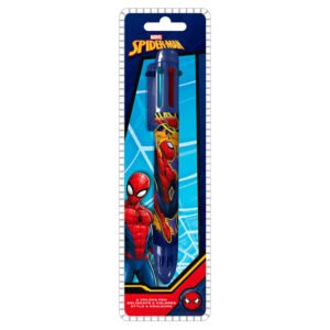 Boligrafo 6 colores Spiderman Marvel PACK 12 uds