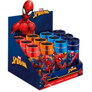 Linterna LED aluminio Spiderman Marvel surtido PACK 12 uds