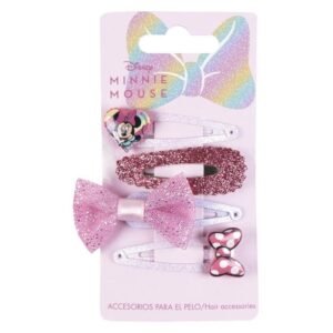 Blister 4 horquillas Minnie Disney PACK 6 uds