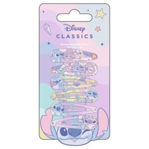 Blister 6 horquillas Angel & Stitch Disney PACK 12 uds