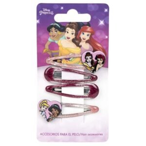Blister 4 horquillas Princesas Disney PACK 6 uds