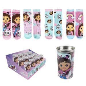 Blister 4 calcetines La Casa de Muñecas de Gabby surtido PACK 12 uds