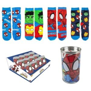 Blister 4 calcetines Spidey Marvel surtido PACK 12 uds