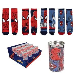 Blister 4 calcetines Spiderman Marvel surtido PACK 12 uds