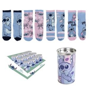 Blister 4 calcetines Stitch Disney surtido PACK 12 uds
