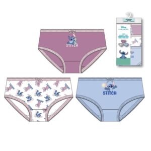 Blister 3 braguitas Stitch Disney surtido PACK 15 uds