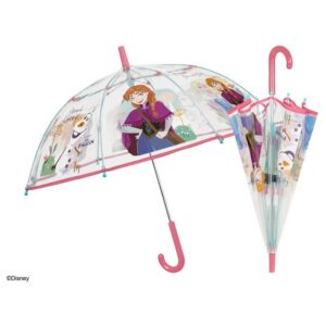 Paraguas manual transparente Frozen Disney 45cm PACK 6 uds