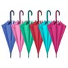 Paraguas automatico colores 61cm surtido PACK 6 uds