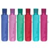 Paraguas plegable automatico colores 54cm surtido PACK 6 uds
