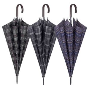 Paraguas golf automatico escoces 65cm surtido PACK 12 uds