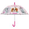Paraguas manual transparente mascotas 45cm PACK 6 uds