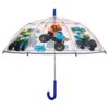 Paraguas manual transparente Monster Truck 45cm PACK 6 uds