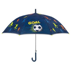 Paraguas manual futbol goal 45cm PACK 6 uds