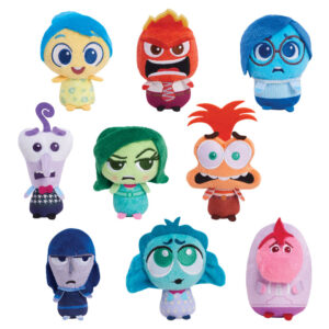 Capsula sorpresa llavero peluche Del Reves 2 Disney Pixar 8cm surtido PACK 24 uds