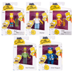 Figura wave 1 Los Simpsons 6cm surtido PACK 8 uds