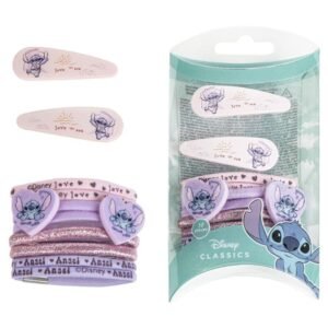 Blister accesorios pelo Stitch Disney PACK 6 uds