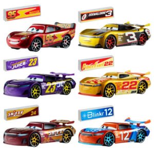 Coche metalico Nascar Cars Disney Pixar surtido PACK 8 uds