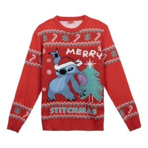 Jersey punto navideño Stitch Disney adulto PACK 10 uds