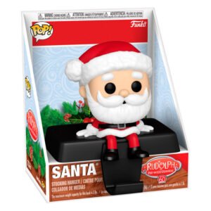 Figura POP Edge-Sitter Rudolph The Red-Nosed Reindeer Santa Claus
