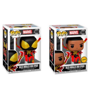 Figura POP Marvel Miles Morales Iron Spider 5 + 1 Chase PACK 6 uds