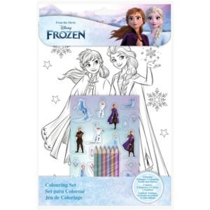 Set colorear con pegatinas Frozen Disney PACK 24 uds