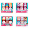 Set peluches Squishmallows 5cm surtido PACK 4 uds