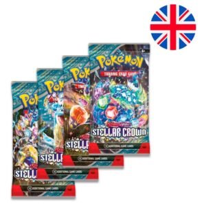 Sobre juego cartas coleccionables SV7 Pokemon ingles surtido PACK 18 uds