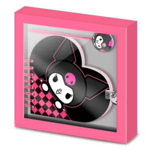 Set diario + boligrafo Kuromi Hello Kitty